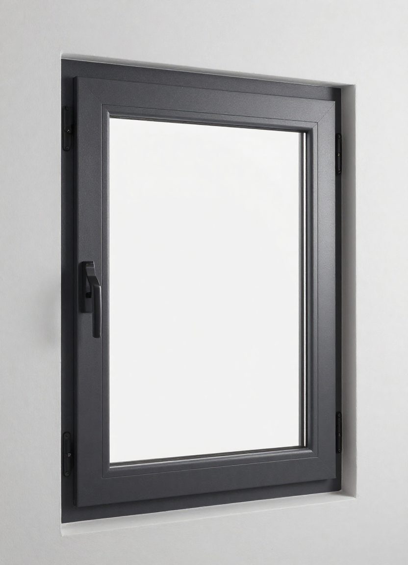 Vinyl window profile and installation example